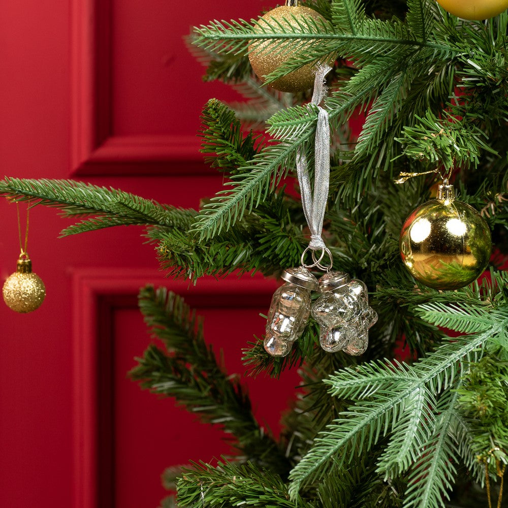 Tinsel Star Bunch Silver