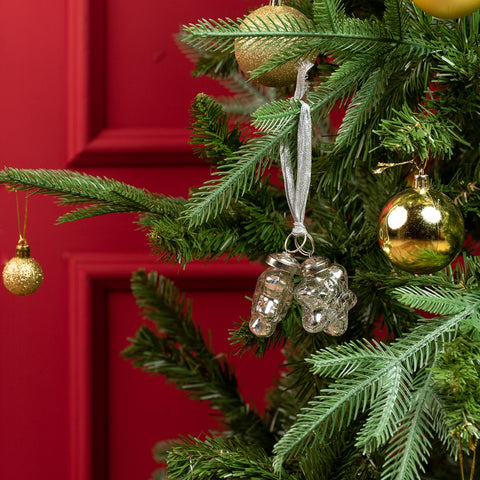 Tinsel Star Bunch Silver