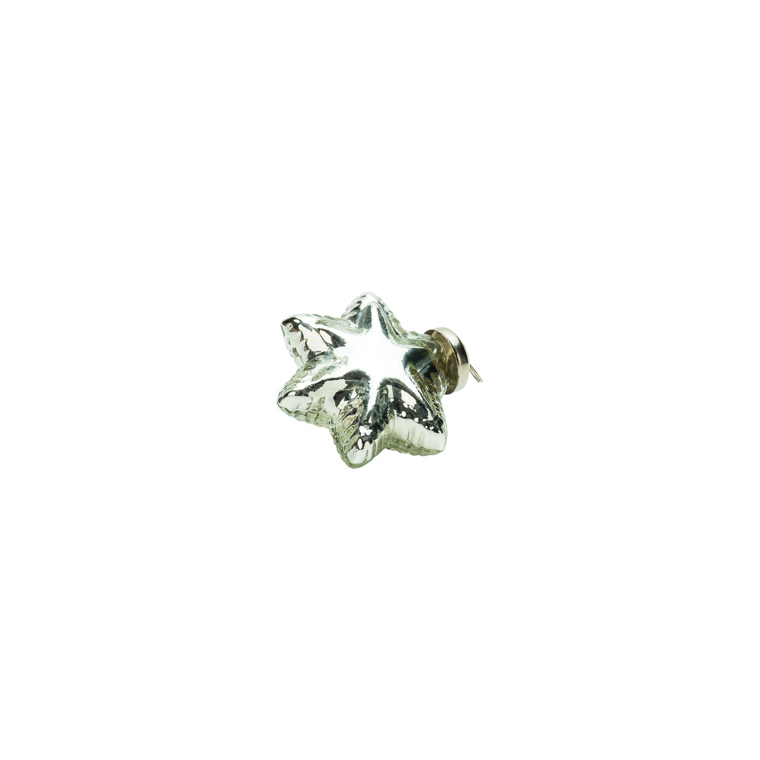 Tinsel Star Ornamant Silver