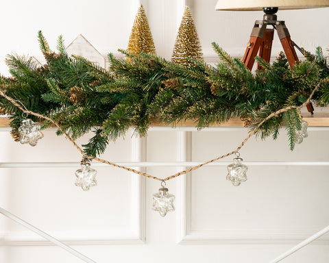 Tinsel Star Garland