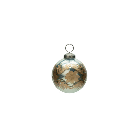 Snow Ball Ornament Silver