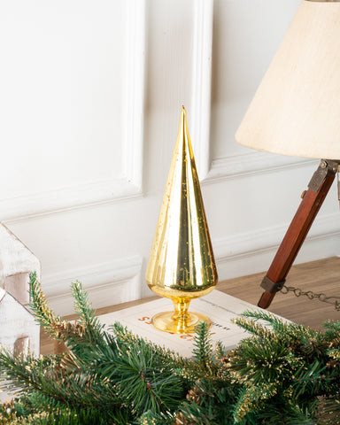 Tinsel Tree Gold L
