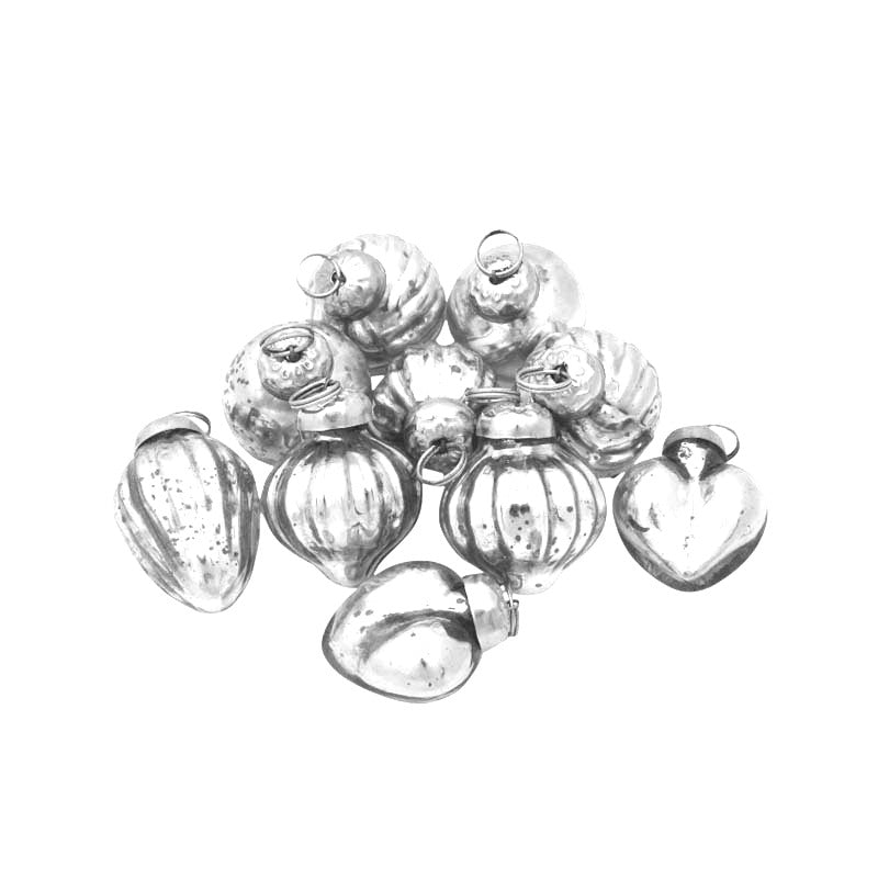 Dazzle ornament bunch silver