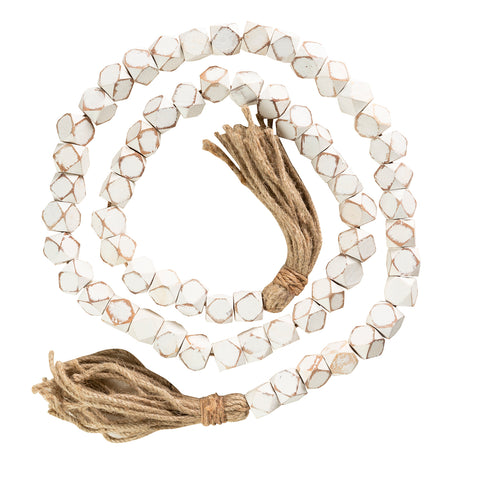 Indus Beaded Garland White