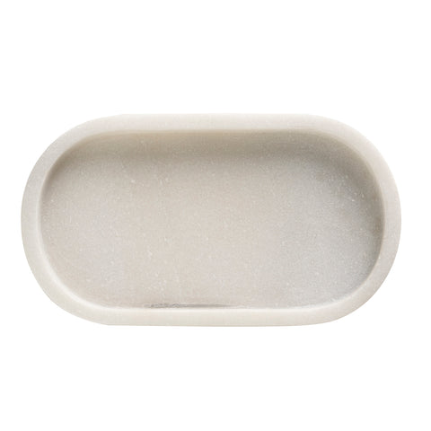 Aquila White Marble Tray 20% Off