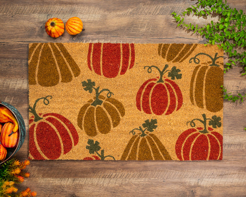 Pumpkin Vine Doormat
