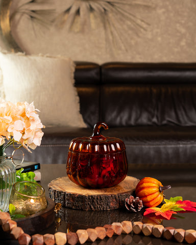 Ara Pumpkin Jar Amber S