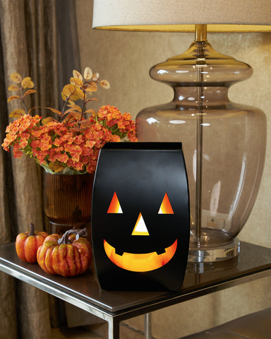 Harvest Halloween Lantern Black L