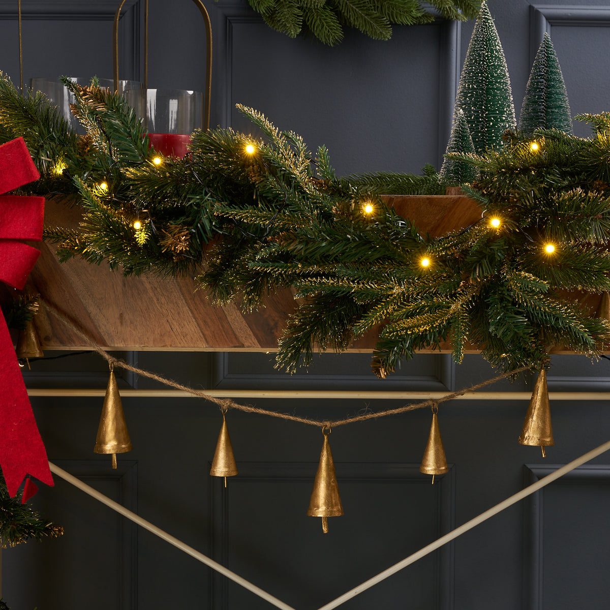 Blitzen Conical Bell Garland