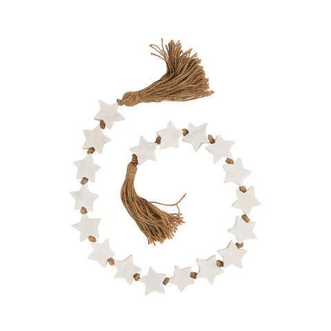 Blitzen Marble Star Garland
