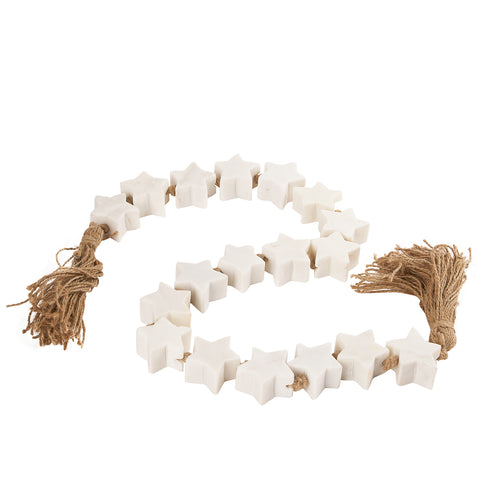 Blitzen Marble Star Garland