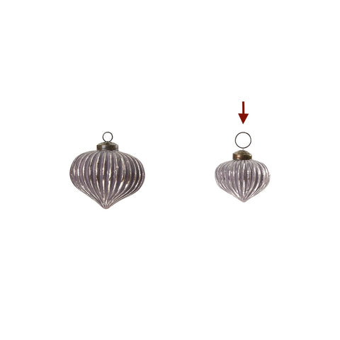 Radiance Fluted Ornament Blue S