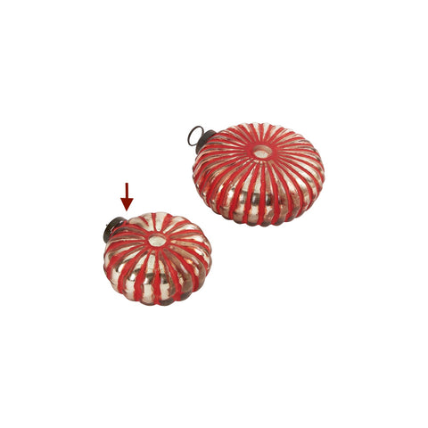 Radiance Fluted Ornament Red S