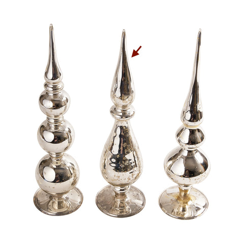 Tinsel Finial Silver A