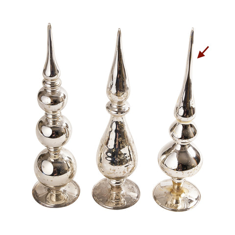 Tinsel Finial Silver B
