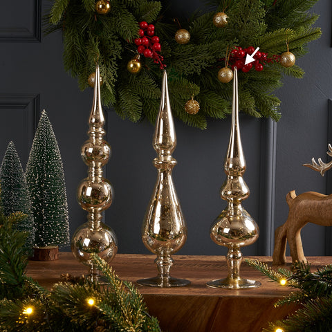 Tinsel Finial Silver B