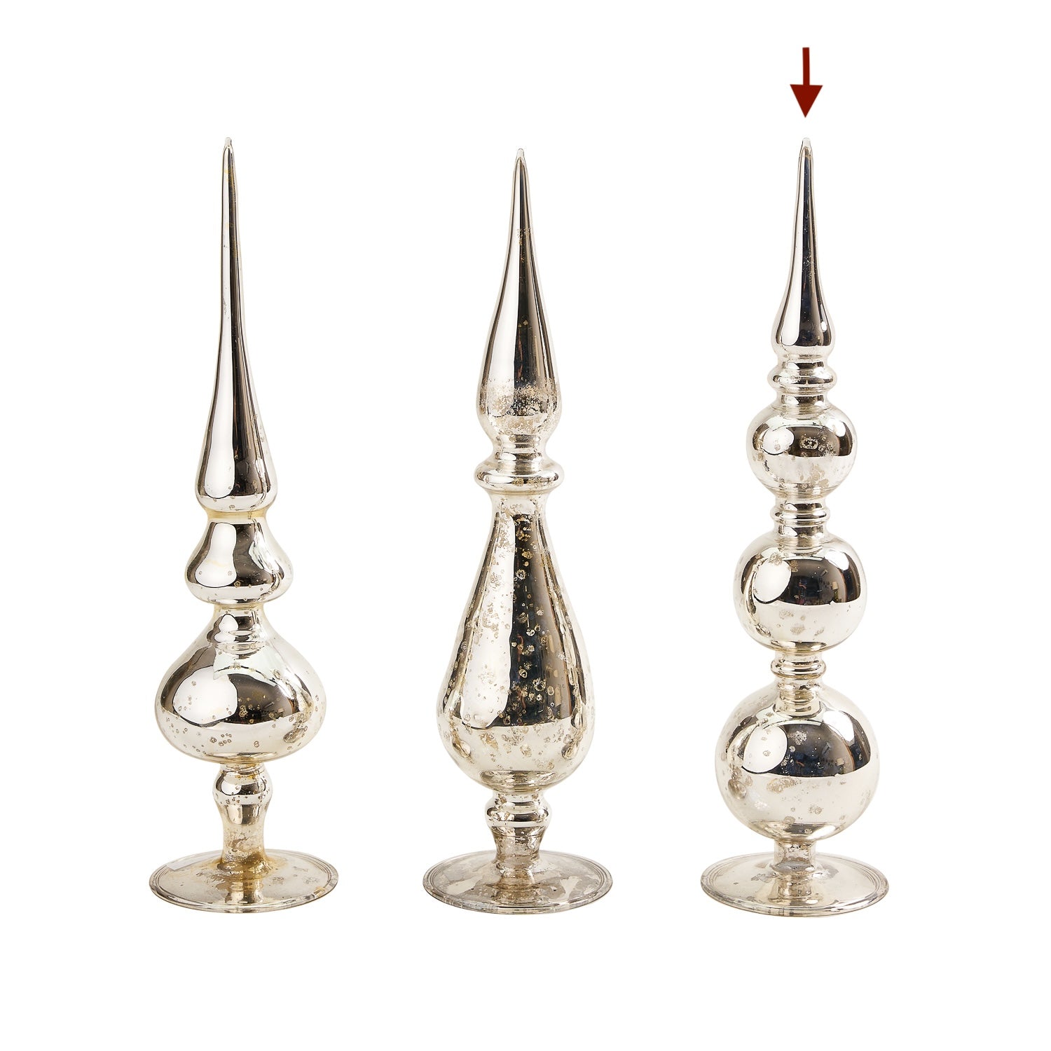 Tinsel Finial Silver C