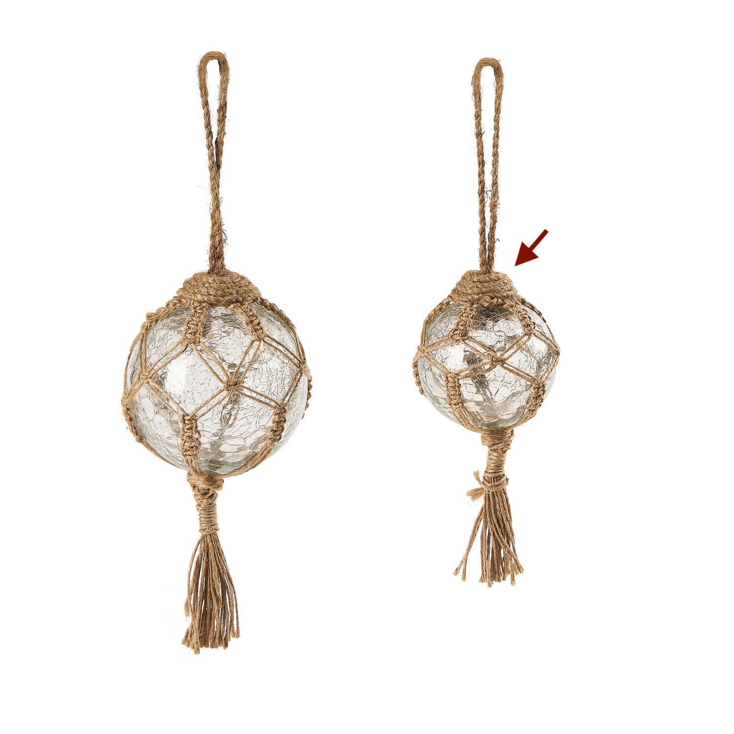 Indus Braided Ornament A Clear S