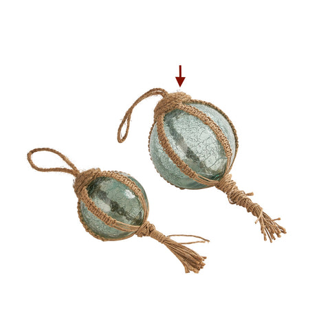 Indus Braided Ornament B Blue L