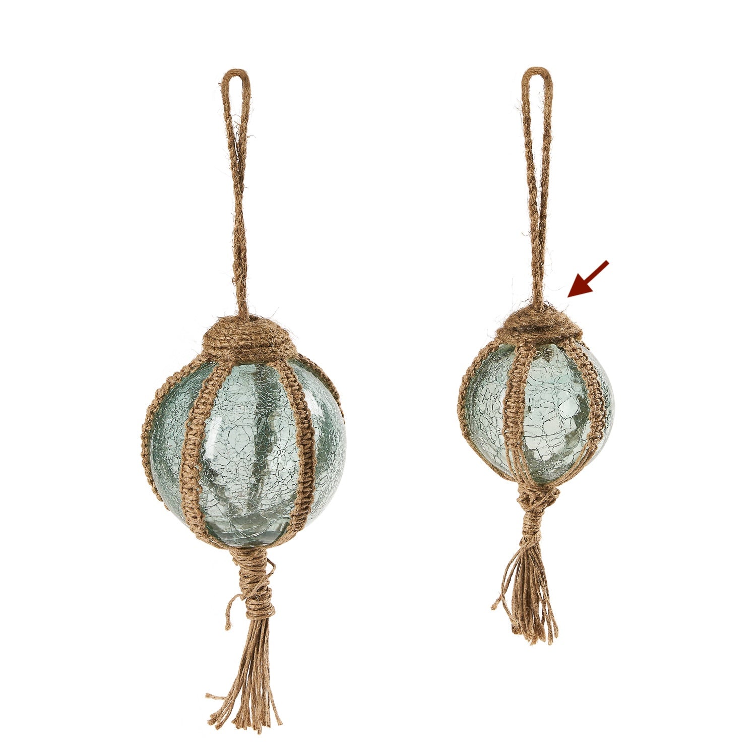 Indus Braided Ornament B Blue S