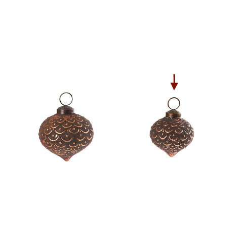 Mist Ribbed Ornament Copper S