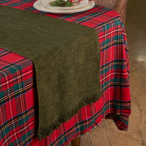 Nyla Fringed Table Runner