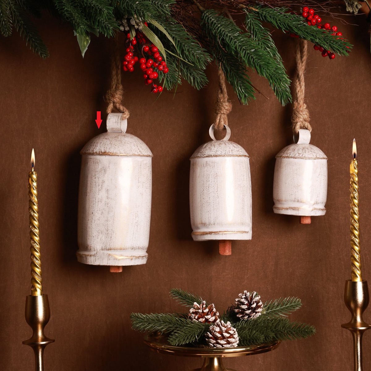 Blitzen Long Bell White L