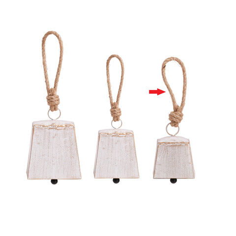 Blitzen Square Bell White S