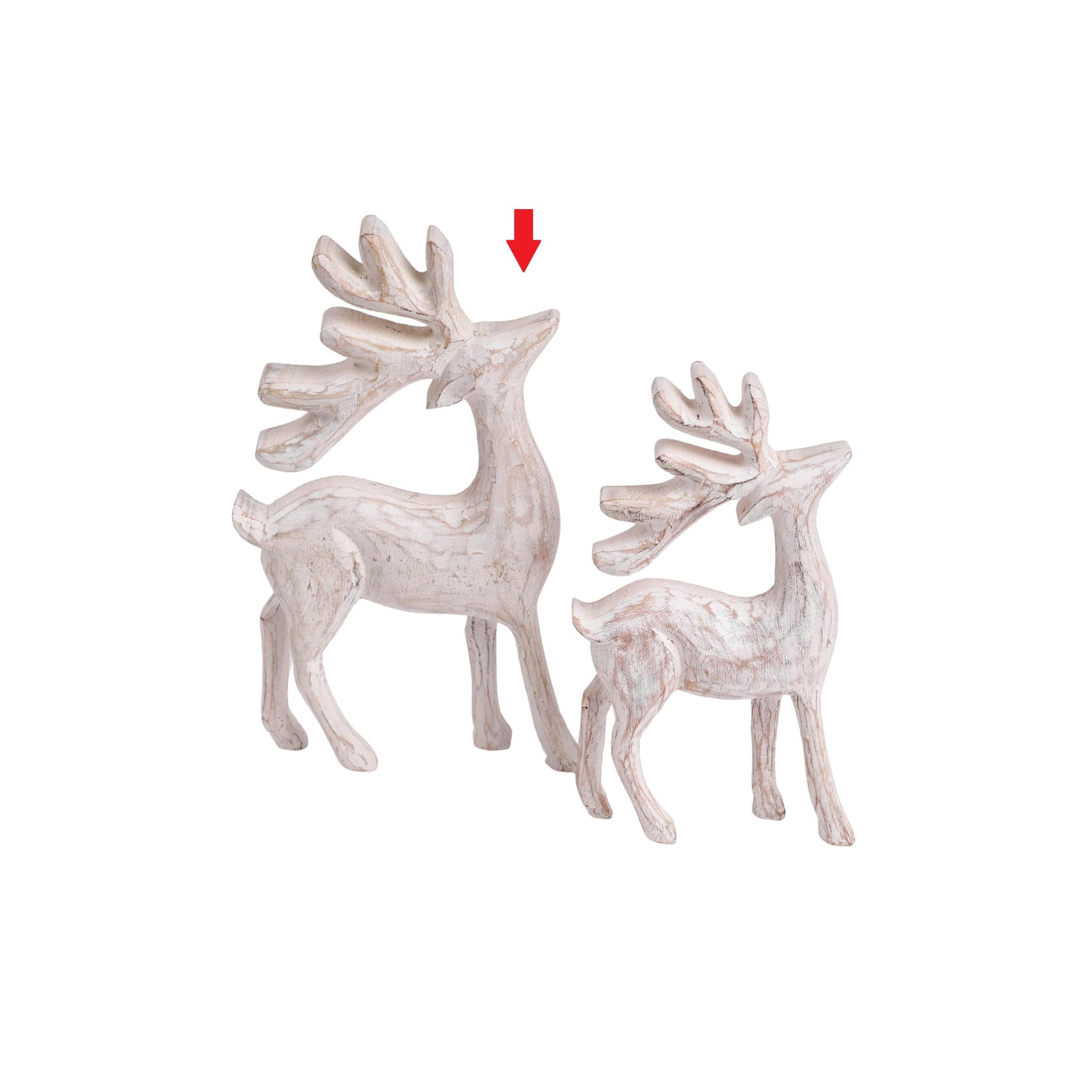 Rudolph Reindeer White L