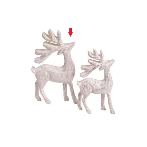 Rudolph Reindeer White L