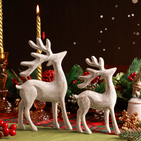 Rudolph Reindeer White L