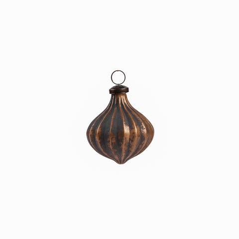 Russet Ribbed Belly Ornament Bronze