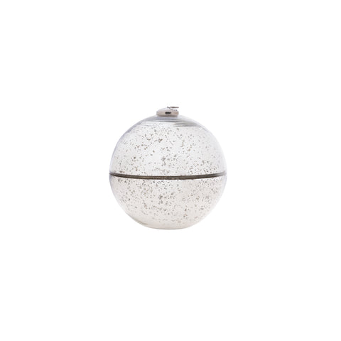 Dazzle Lid Candleholder Silver L