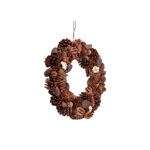 Oak Mix Acorn Wreath