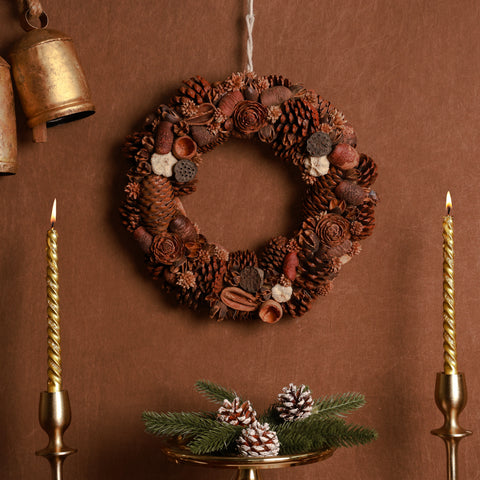Oak Mix Acorn Wreath