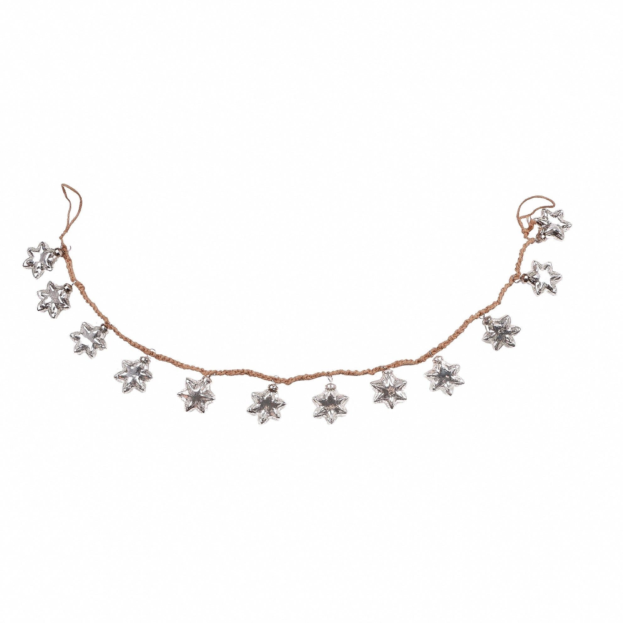 Tinsel Large Star Garland