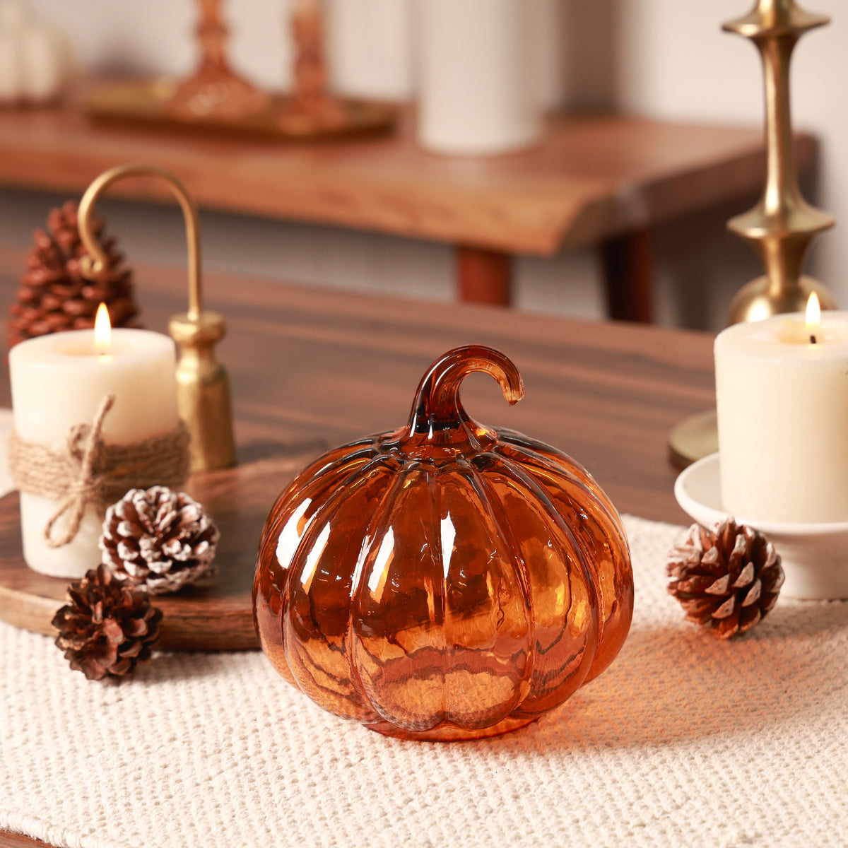 Ara Glass Pumpkin Amber