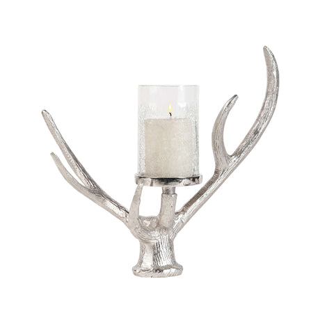 Nordelle antler pillar candleholder