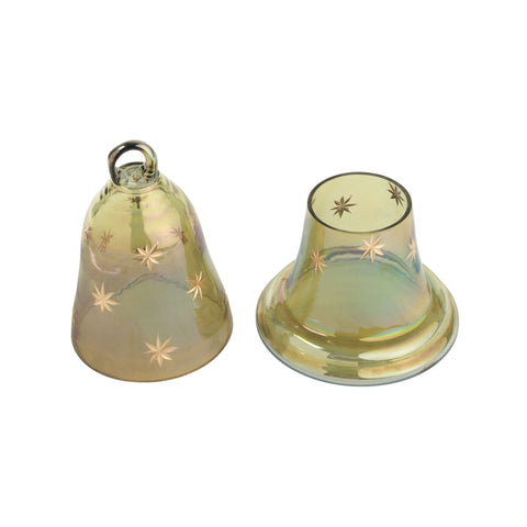 Tinsel bell candleholder