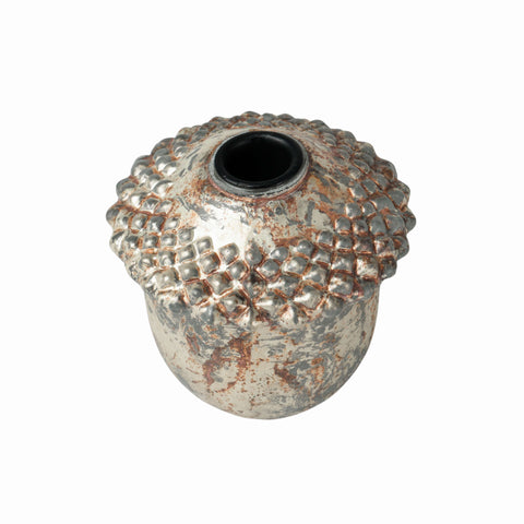 Juno acorn candleholder russet