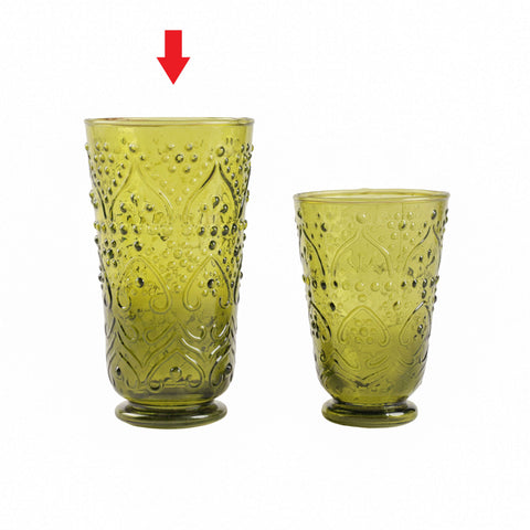 Nora drinking glass green L