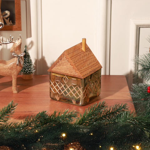 Tinsel house jar L