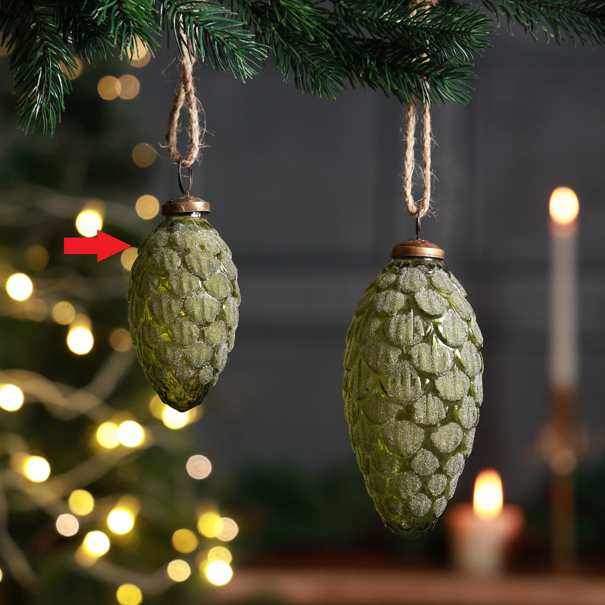 Juno pine ornament green S