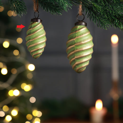 Terra pine ornament green S