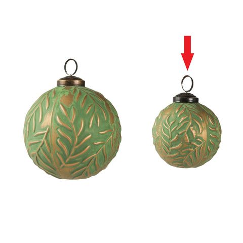 Terra ball ornament green S