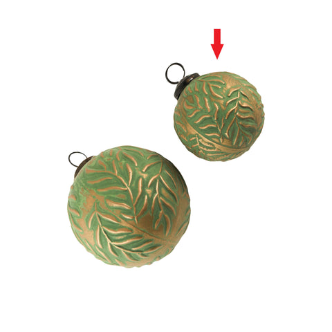 Terra ball ornament green S