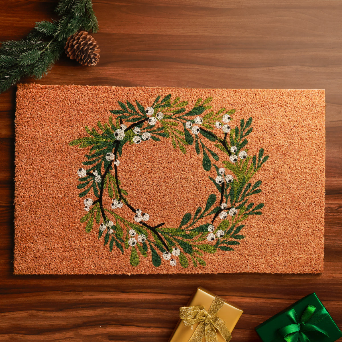 Wreath doormat