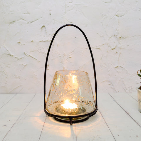 Dusty Miller candleholder S