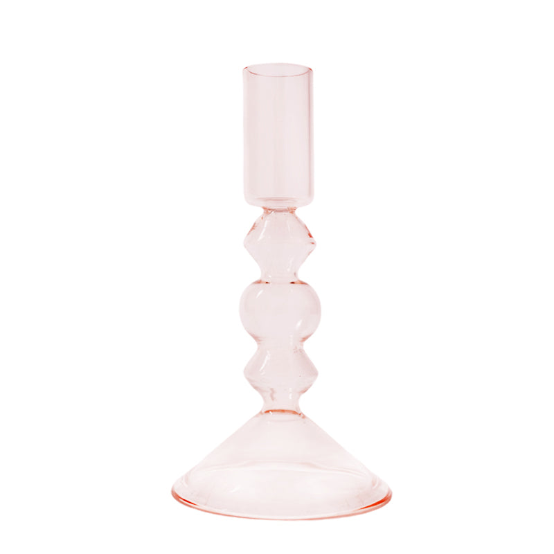 Wisteria Candleholder Pink S