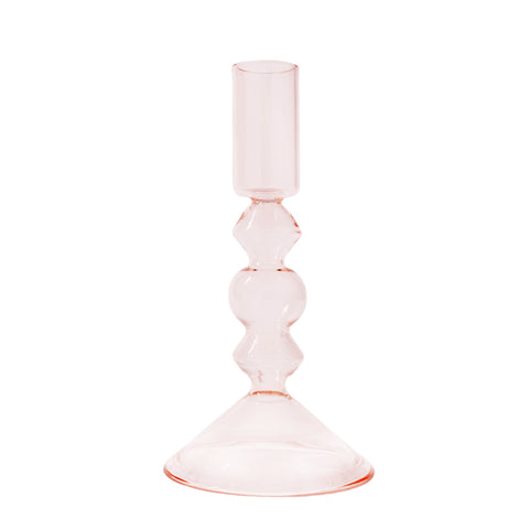 Wisteria Candleholder Pink S